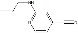 2-(allylamino)isonicotinonitrile 구조식 이미지