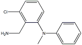 2-(aminomethyl)-3-chloro-N-methyl-N-phenylaniline 구조식 이미지