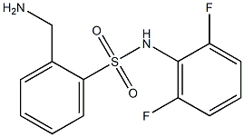 2-(aminomethyl)-N-(2,6-difluorophenyl)benzene-1-sulfonamide Structure