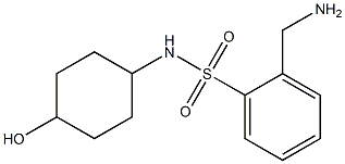 2-(aminomethyl)-N-(4-hydroxycyclohexyl)benzenesulfonamide Structure