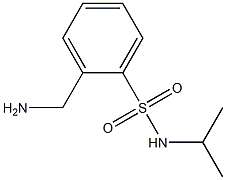 2-(aminomethyl)-N-isopropylbenzenesulfonamide 구조식 이미지