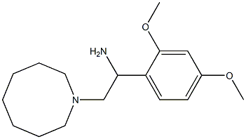 2-(azocan-1-yl)-1-(2,4-dimethoxyphenyl)ethan-1-amine Structure