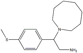 2-(azocan-1-yl)-2-[4-(methylsulfanyl)phenyl]ethan-1-amine 구조식 이미지