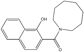 2-(azocan-1-ylcarbonyl)naphthalen-1-ol Structure