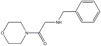 2-(benzylamino)-1-(morpholin-4-yl)ethan-1-one 구조식 이미지