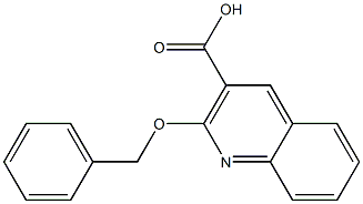 2-(benzyloxy)quinoline-3-carboxylic acid Structure