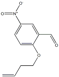 2-(but-3-en-1-yloxy)-5-nitrobenzaldehyde Structure