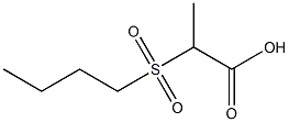 2-(butylsulfonyl)propanoic acid Structure