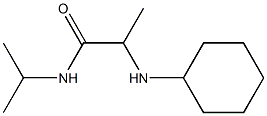 2-(cyclohexylamino)-N-(propan-2-yl)propanamide 구조식 이미지