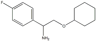 2-(cyclohexyloxy)-1-(4-fluorophenyl)ethanamine 구조식 이미지