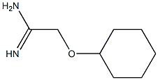 2-(cyclohexyloxy)ethanimidamide 구조식 이미지