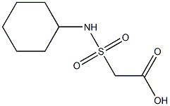 2-(cyclohexylsulfamoyl)acetic acid 구조식 이미지