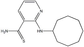 2-(cyclooctylamino)pyridine-3-carbothioamide 구조식 이미지