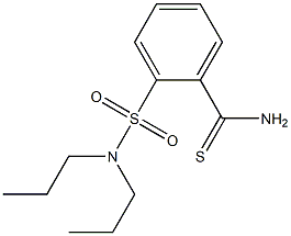 2-(dipropylsulfamoyl)benzene-1-carbothioamide Structure