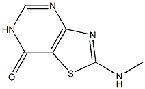 2-(methylamino)[1,3]thiazolo[4,5-d]pyrimidin-7(6H)-one Structure