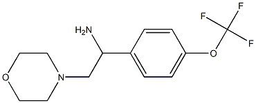 2-(morpholin-4-yl)-1-[4-(trifluoromethoxy)phenyl]ethan-1-amine 구조식 이미지