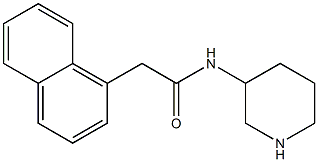 2-(naphthalen-1-yl)-N-(piperidin-3-yl)acetamide Structure