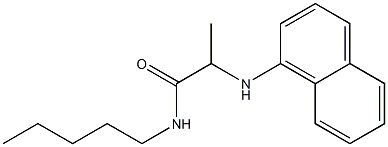 2-(naphthalen-1-ylamino)-N-pentylpropanamide 구조식 이미지