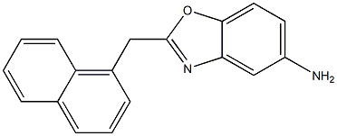 2-(naphthalen-1-ylmethyl)-1,3-benzoxazol-5-amine 구조식 이미지