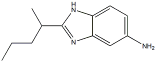 2-(pentan-2-yl)-1H-1,3-benzodiazol-5-amine 구조식 이미지