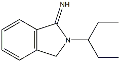 2-(pentan-3-yl)-2,3-dihydro-1H-isoindol-1-imine Structure