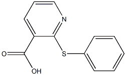 2-(phenylsulfanyl)pyridine-3-carboxylic acid 구조식 이미지