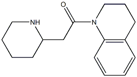 2-(piperidin-2-yl)-1-(1,2,3,4-tetrahydroquinolin-1-yl)ethan-1-one Structure