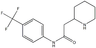 2-(piperidin-2-yl)-N-[4-(trifluoromethyl)phenyl]acetamide 구조식 이미지