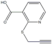 2-(prop-2-ynylthio)nicotinic acid Structure