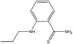 2-(propylamino)benzene-1-carbothioamide Structure