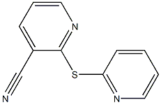 2-(pyridin-2-ylsulfanyl)pyridine-3-carbonitrile 구조식 이미지