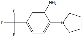 2-(pyrrolidin-1-yl)-5-(trifluoromethyl)aniline Structure