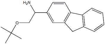 2-(tert-butoxy)-1-(9H-fluoren-2-yl)ethan-1-amine Structure