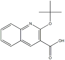 2-(tert-butoxy)quinoline-3-carboxylic acid Structure