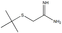 2-(tert-butylsulfanyl)ethanimidamide Structure