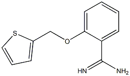 2-(thien-2-ylmethoxy)benzenecarboximidamide Structure