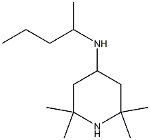 2,2,6,6-tetramethyl-N-(pentan-2-yl)piperidin-4-amine 구조식 이미지