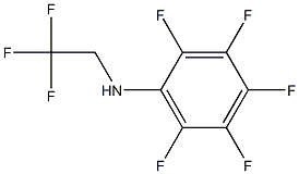 2,3,4,5,6-pentafluoro-N-(2,2,2-trifluoroethyl)aniline 구조식 이미지