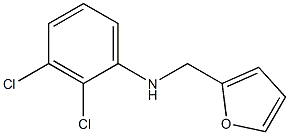 2,3-dichloro-N-(furan-2-ylmethyl)aniline 구조식 이미지