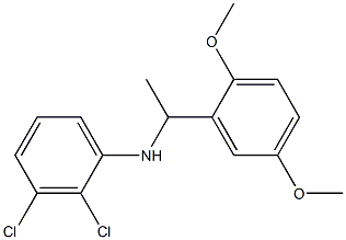 2,3-dichloro-N-[1-(2,5-dimethoxyphenyl)ethyl]aniline Structure