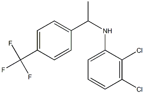 2,3-dichloro-N-{1-[4-(trifluoromethyl)phenyl]ethyl}aniline Structure