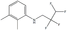 2,3-dimethyl-N-(2,2,3,3-tetrafluoropropyl)aniline 구조식 이미지