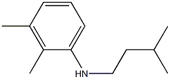 2,3-dimethyl-N-(3-methylbutyl)aniline Structure