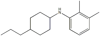 2,3-dimethyl-N-(4-propylcyclohexyl)aniline Structure