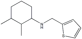2,3-dimethyl-N-(thiophen-2-ylmethyl)cyclohexan-1-amine Structure
