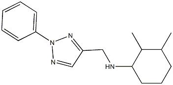 2,3-dimethyl-N-[(2-phenyl-2H-1,2,3-triazol-4-yl)methyl]cyclohexan-1-amine 구조식 이미지