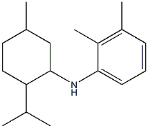 2,3-dimethyl-N-[5-methyl-2-(propan-2-yl)cyclohexyl]aniline 구조식 이미지