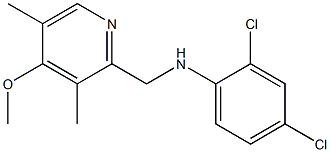 2,4-dichloro-N-[(4-methoxy-3,5-dimethylpyridin-2-yl)methyl]aniline Structure