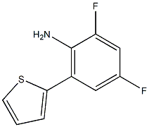 2,4-difluoro-6-thien-2-ylaniline Structure