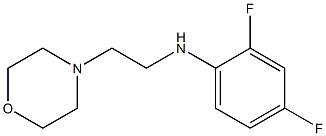 2,4-difluoro-N-[2-(morpholin-4-yl)ethyl]aniline Structure